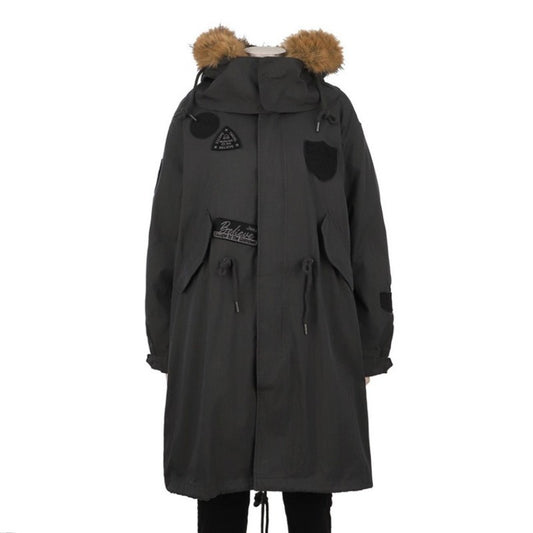 女款【WE ARE】韓國JEEP休閒連帽毛領長外套JQ4JPF101