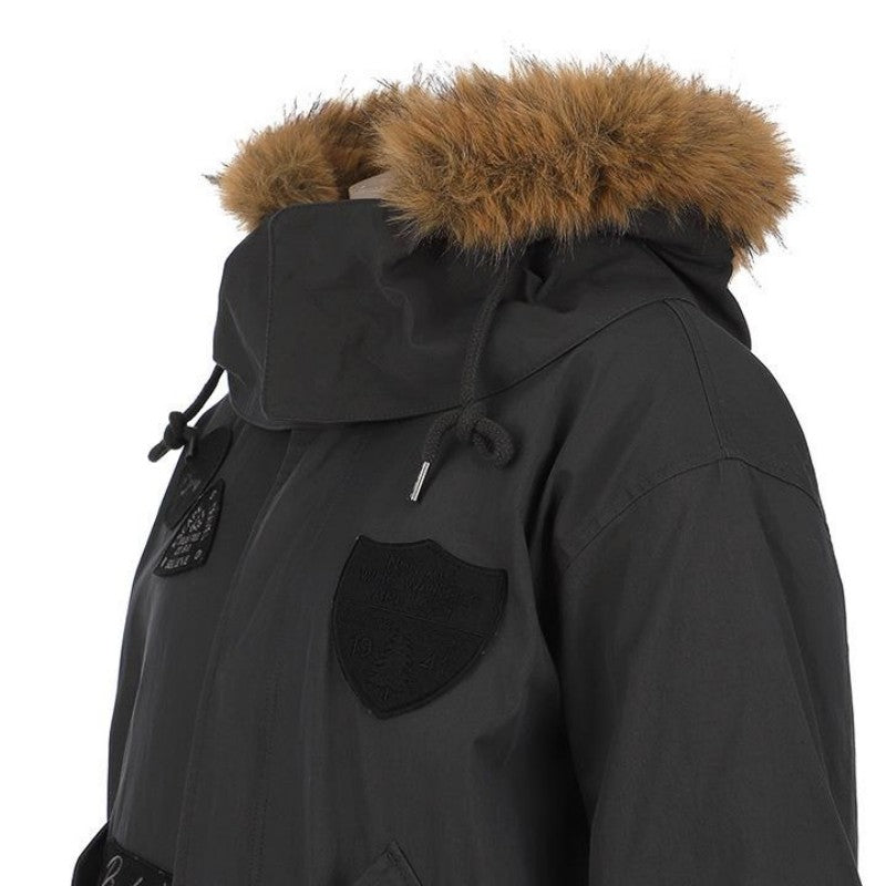 女款【WE ARE】韓國JEEP休閒連帽毛領長外套JQ4JPF101