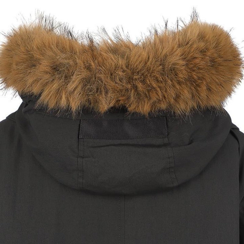 女款【WE ARE】韓國JEEP休閒連帽毛領長外套JQ4JPF101