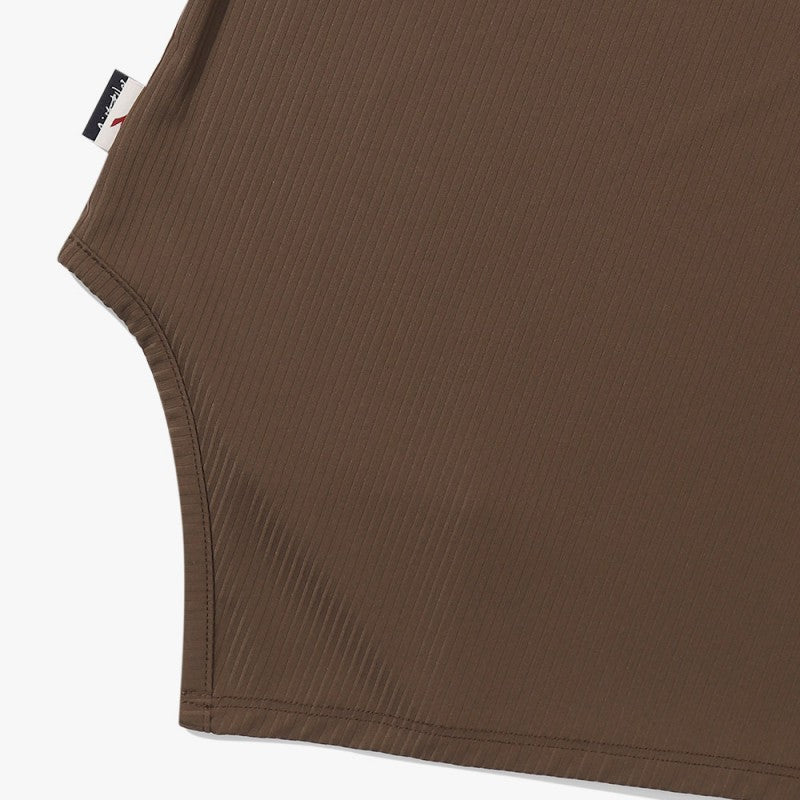 【WE ARE】韓國Diadora 女款露肩下擺不規則上衣  D5322TRL34