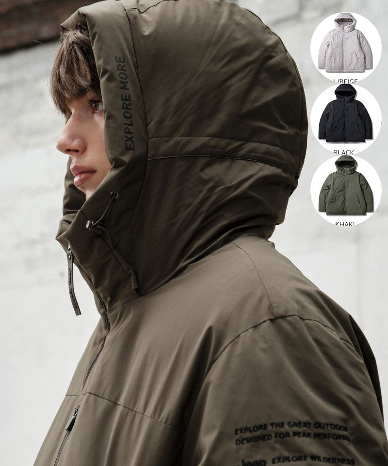 【WE ARE】韓國JEEP休閒 袖縮口連帽鵝絨羽絨外套JP4JPU413