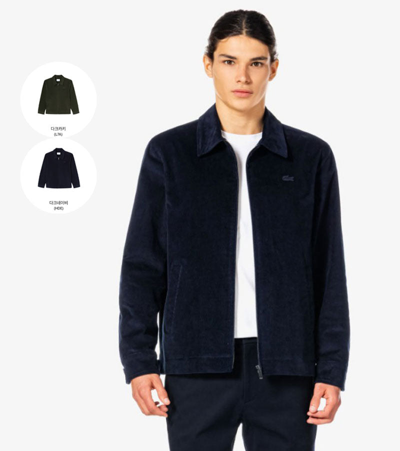 男款【WE ARE】韓國LACOSTE鱷魚拉鏈外套BH346E55N