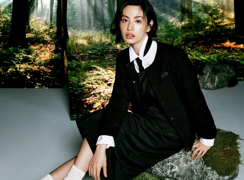 【WE ARE】韓國國家地理大學圓領羽絨夾克外套N253UPD010