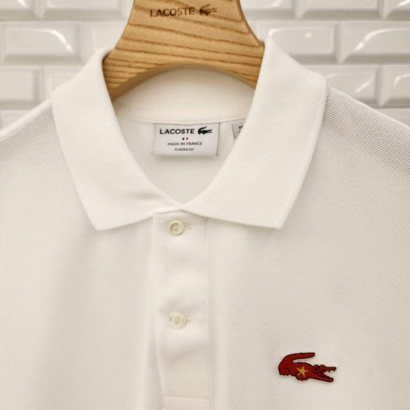 限定款 機場提貨 男款【WE ARE】韓國LACOSTE鱷魚POLO衫T恤PH0306
