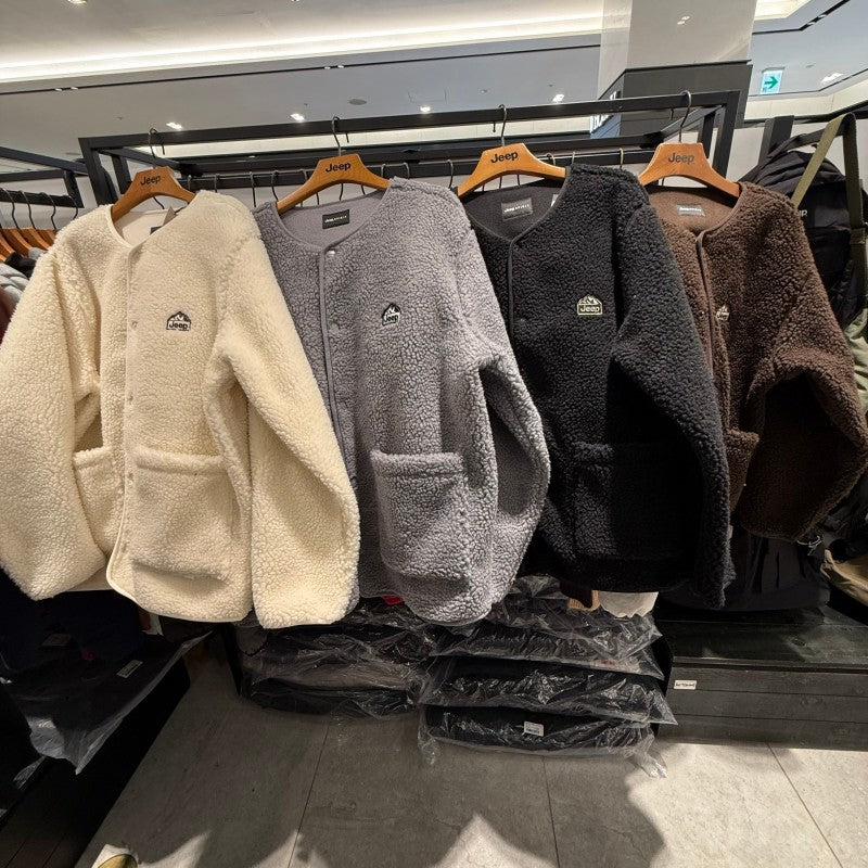 中性版【WE ARE】韓國JEEP 羊羔毛外套JR5TZU193