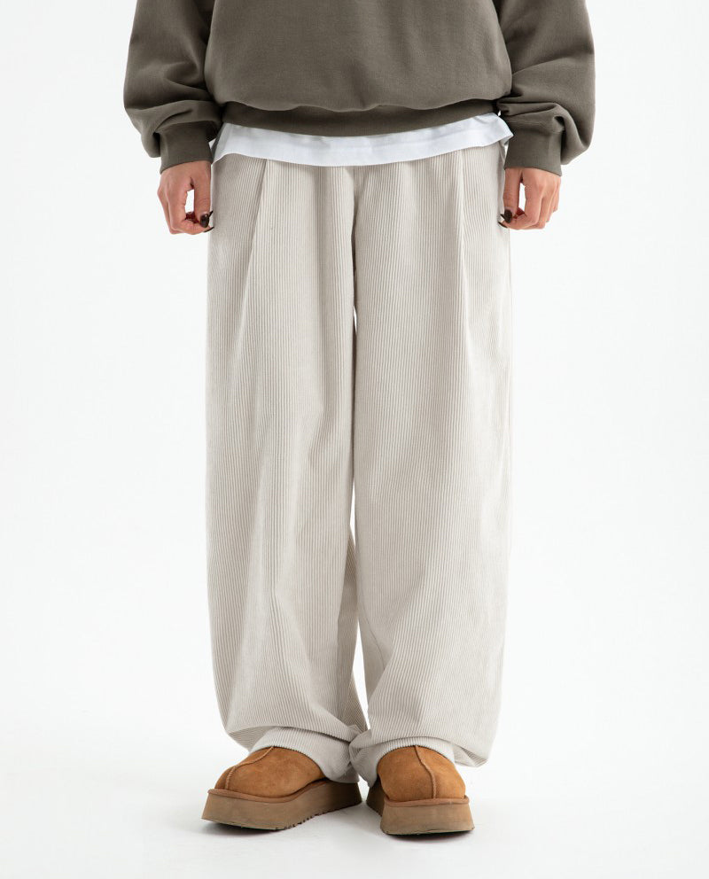 【WE ARE】韓國BRENSON 男款燈心絨休閒褲coowpt