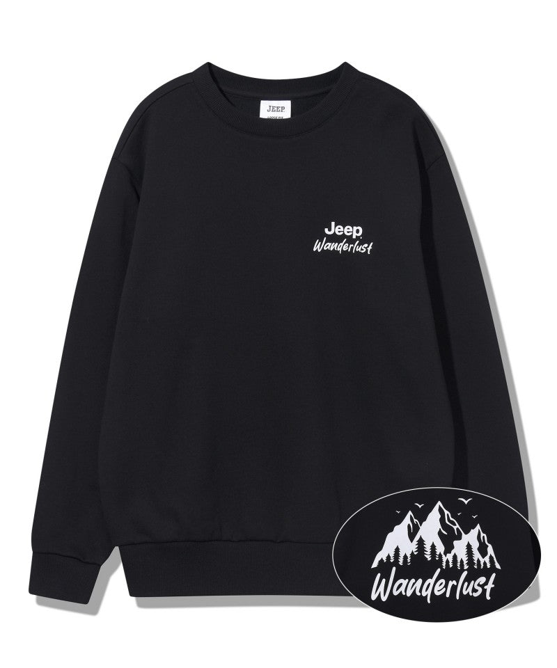 【WE ARE】韓國JEEP 基礎款圓領大學T JQ3TSU893