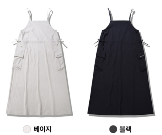 折扣款【WE ARE】韓國JEEP休閒吊帶連衣裙JQ6OPF911