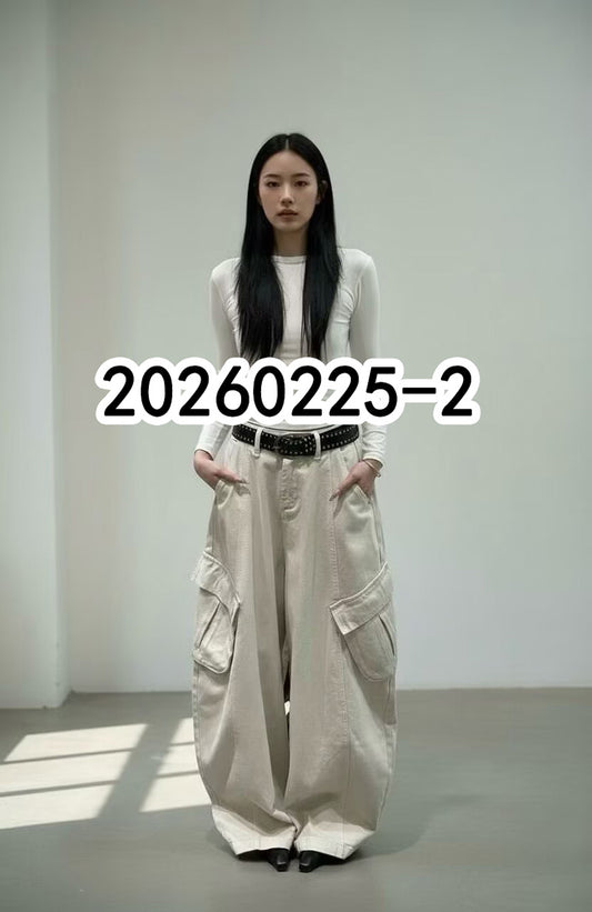 大茜選品【WE ARE】韓國東大門RM 大彎刀褲20260225-2