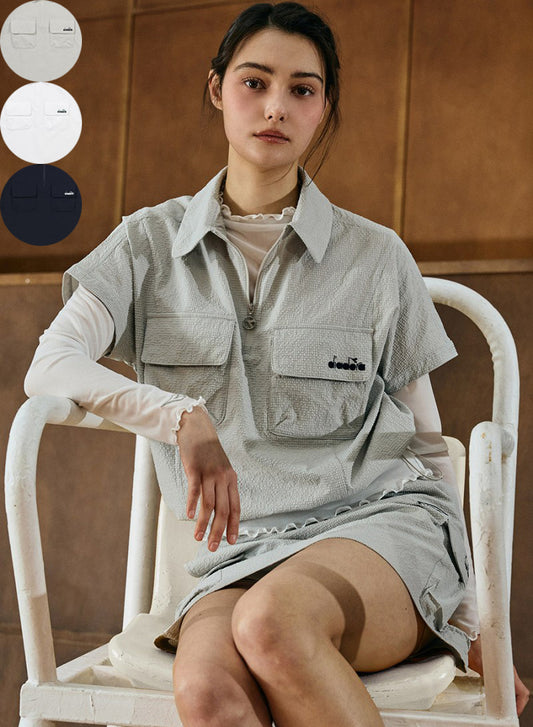 【WE ARE】韓國Diadora休閒POLO衫T恤D6222LWT47