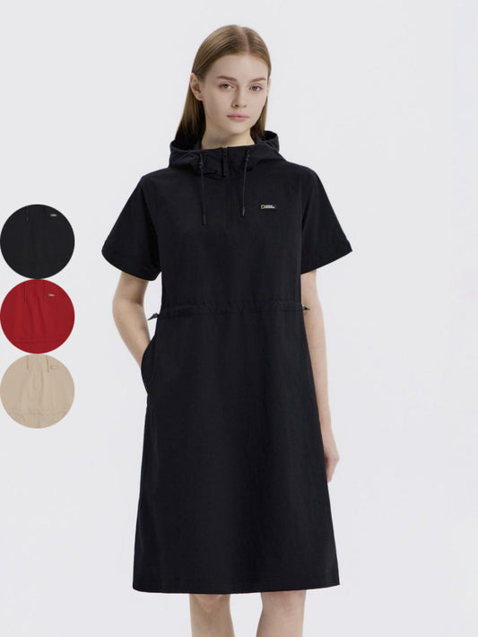 涼感【WE ARE】韓國國家地理連衣裙N262WOP141