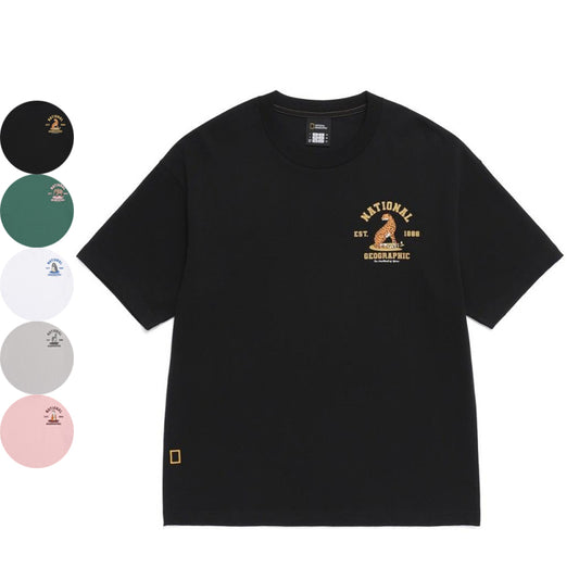 男女同款【WE ARE】韓國國家地理休閒T恤N262UTS061