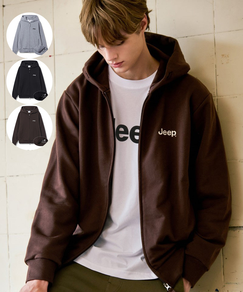 男女同款【WE ARE】韓國JEEP連帽拉鏈外套JQ3TZU001
