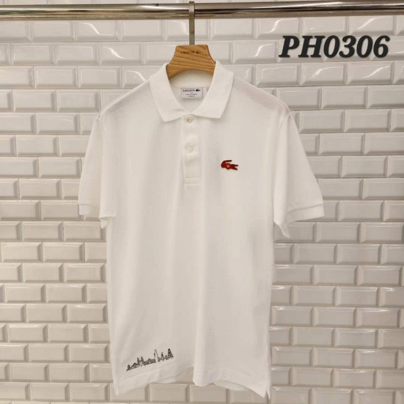 限定款 機場提貨 男款【WE ARE】韓國LACOSTE鱷魚POLO衫T恤PH0306