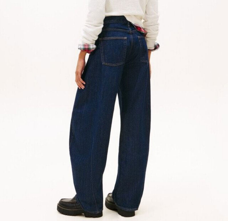 女款【WE ARE】韓國TOMMY JEANS 彎刀牛仔褲 T32G0NEB46TWT1