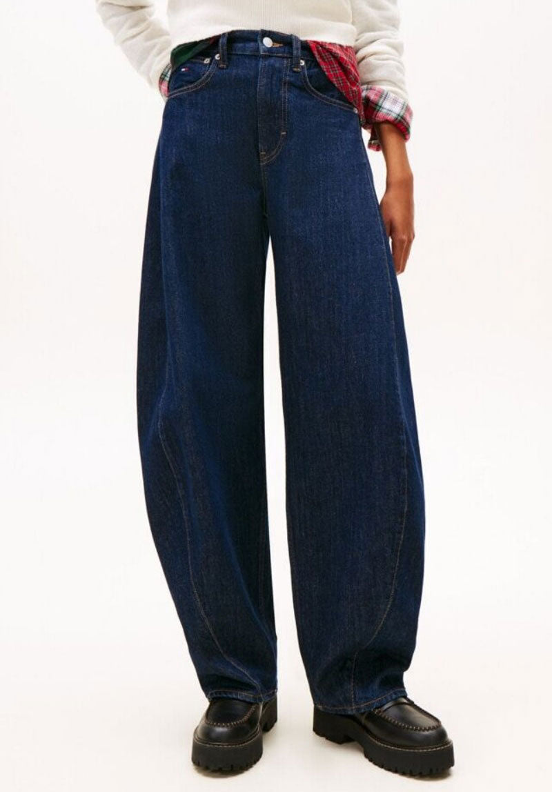 女款【WE ARE】韓國TOMMY JEANS 彎刀牛仔褲 T32G0NEB46TWT1