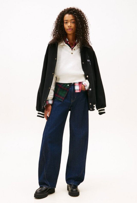 女款【WE ARE】韓國TOMMY JEANS 彎刀牛仔褲 T32G0NEB46TWT1