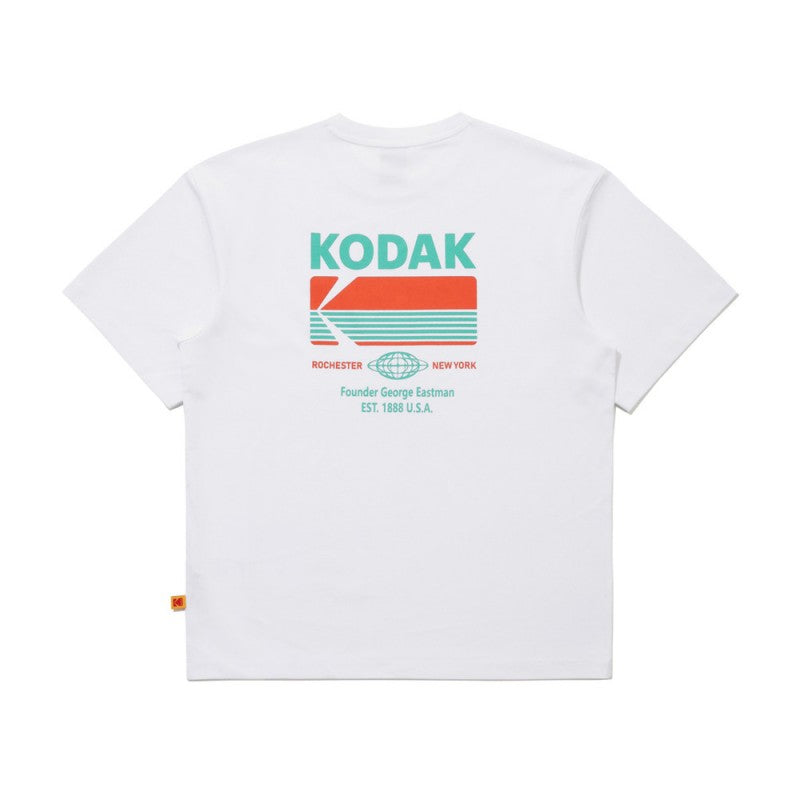 【WE ARE】韓國KODAK柯達 經典背面膠印logo短袖T恤K6223LRS54