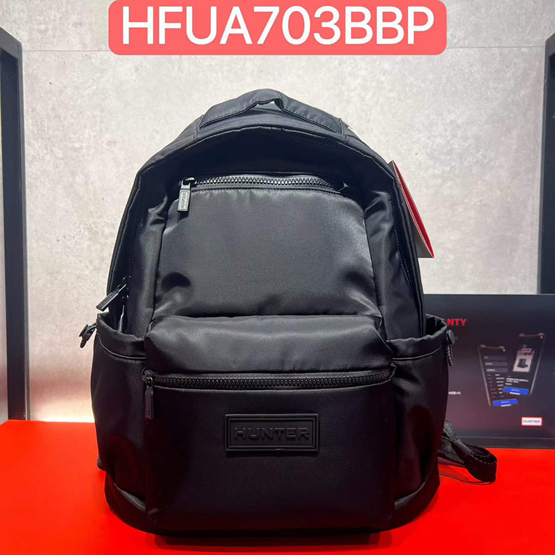【WE ARE】韓國HUNTER休閒多口袋中號雙肩包後背包HFUA703BBP