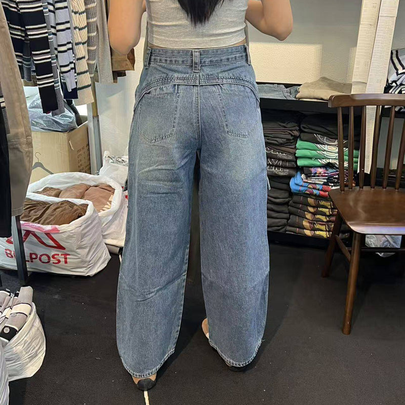 大茜選品【WE ARE】韓國 牛仔工裝褲 20251026-18