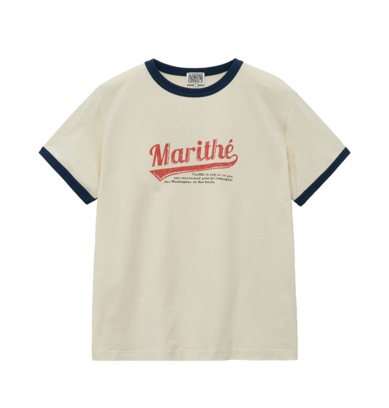 男女同款【WE ARE】韓國Marithe短袖T恤MFG45UTS220