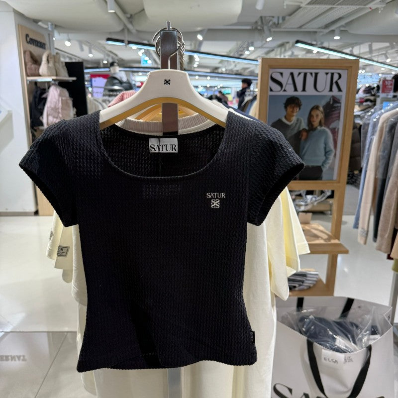 【WE ARE】韓國Satur短袖T恤SA262WTS18