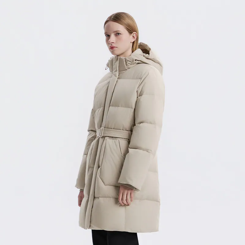 NG折扣款【WE ARE】韓國國家地理中長款連帽羽絨服外套N254WDW090