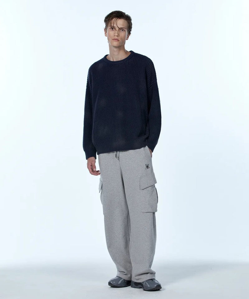 【WE ARE】韓國WAL WOOALONG 口袋工裝棉褲 WL233JLP07U