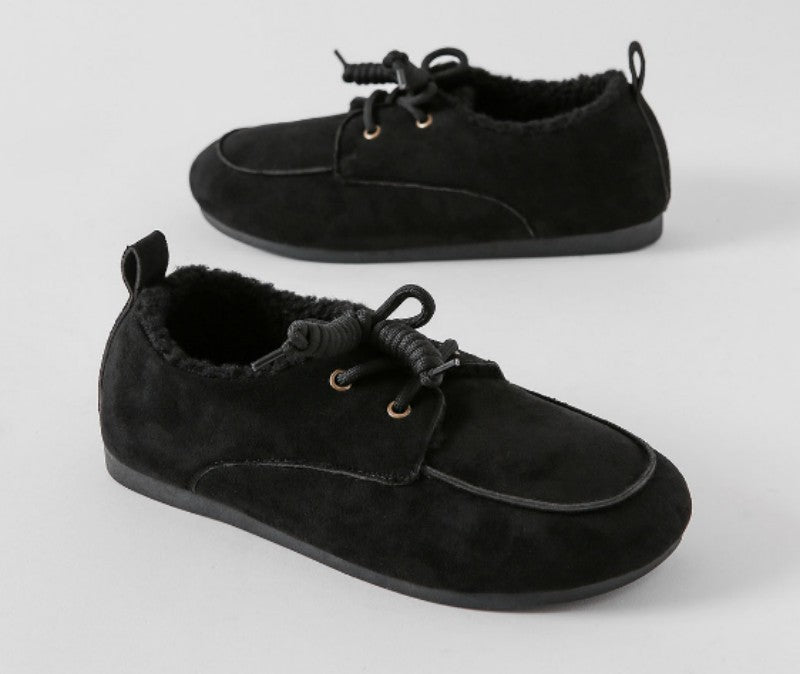 【WE ARE】韓國CHAAKAN 羊羔毛樂福鞋WTSDR4F868