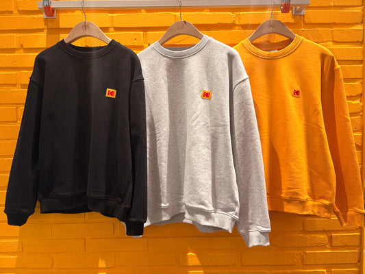 中性款【WE ARE】韓國KODAK柯達 背面刷舊門市大學T K6123XFS96