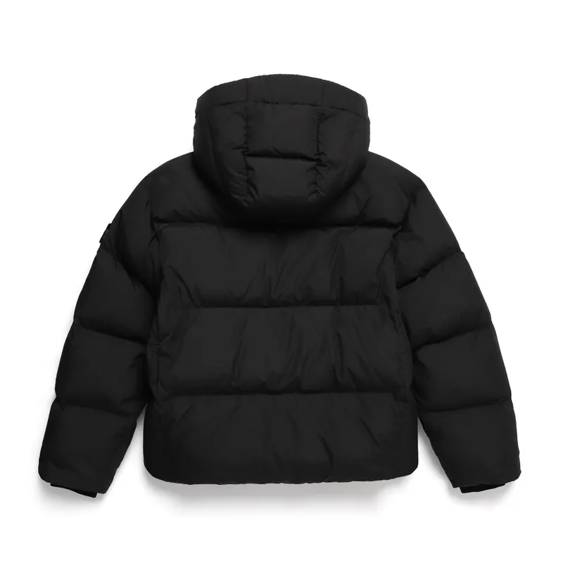 Same style for men and women [WE ARE] South Korea NG National Geographic short version hooded goose down jacket N244UDW151