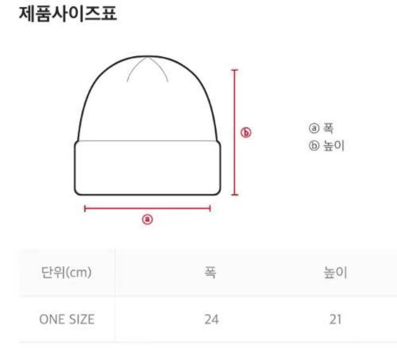 【WE ARE】韓國國家地理logo針織毛帽N253AHA070