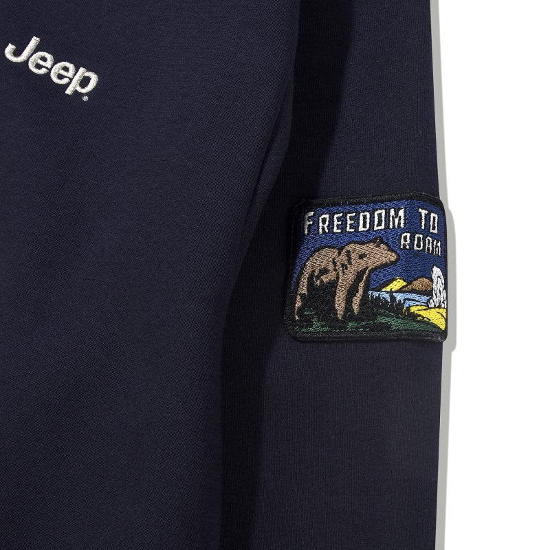 男女同款【WE ARE】韓國JEEP連帽大學T衛衣JQ4THU035