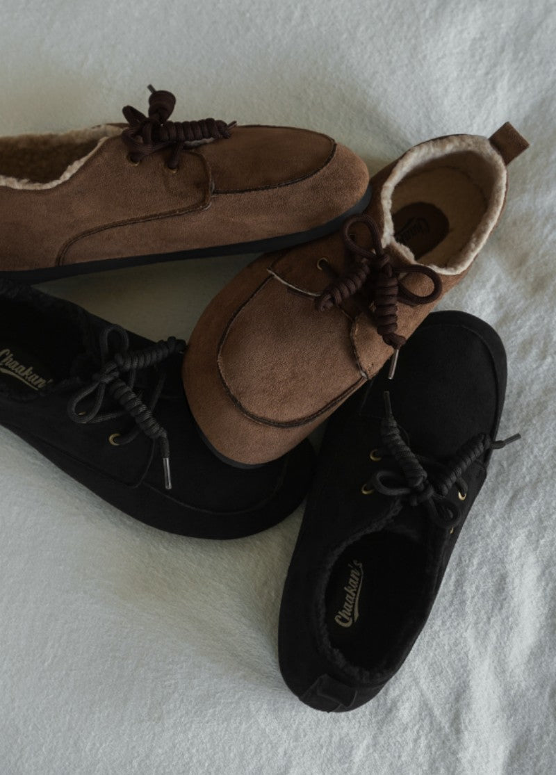 【WE ARE】韓國CHAAKAN 羊羔毛樂福鞋WTSDR4F868