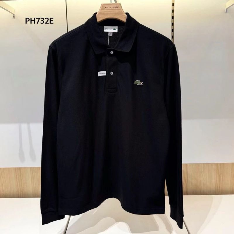 【WE ARE】韓國LACOSTE 男款POLO衫長袖T恤PH732E54N