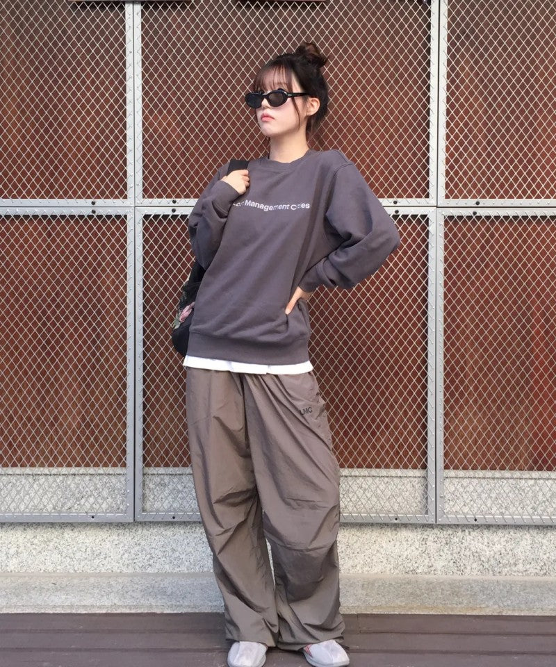 【WE ARE】韓國LMC 刺繡logo大學T 0LM46CSW111