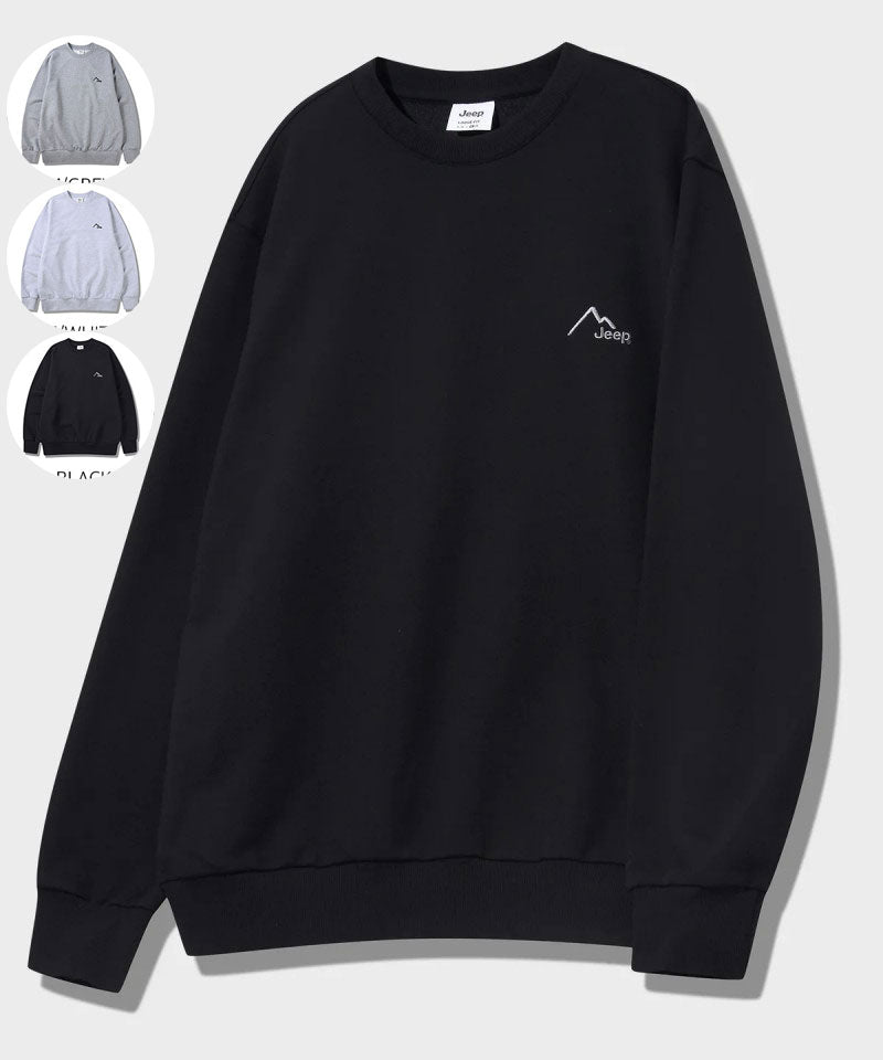 【WE ARE】韓國JEEP 小刺繡logo大學T  JQ5TSU810