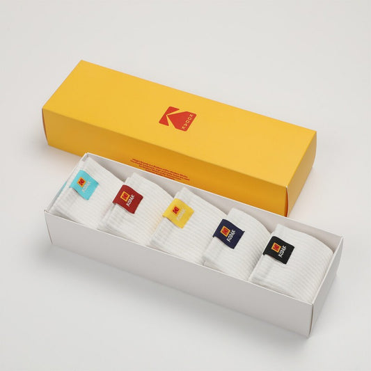 【WE ARE】韓國KODAK柯達休閒襪子5色一組K5343LSC26