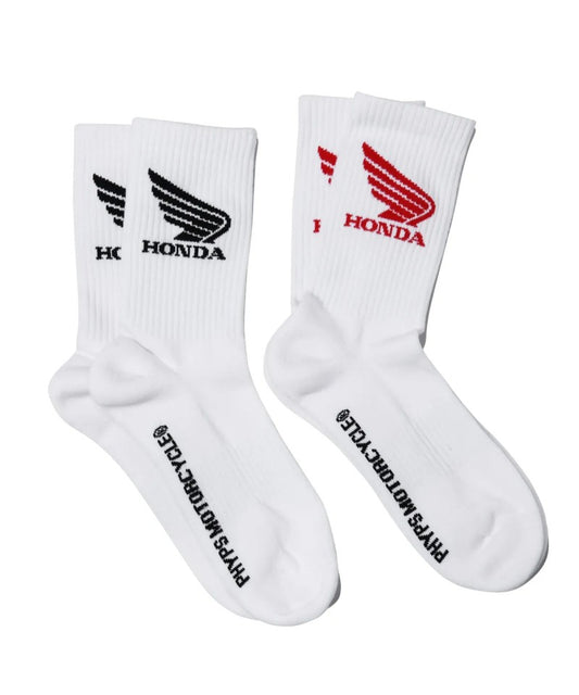 2PACK【WE ARE】韓國HONDA LOGO棉襪 HFX9SC301A