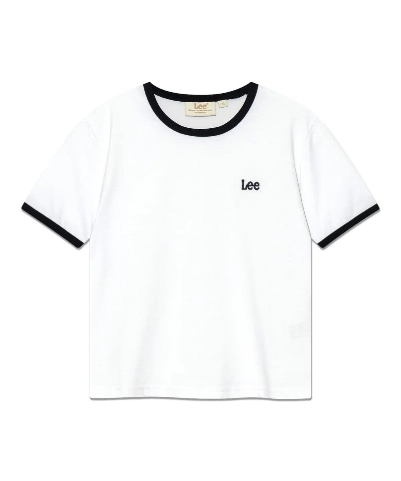 女款【WE ARE】韓國LEE 滾邊短袖T恤LE2502ST65