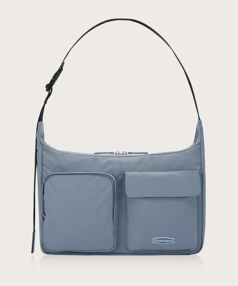 【WE ARE】韓國ALAVAGUE休閒單肩斜挎包험프 유틸리티 크로스백 L