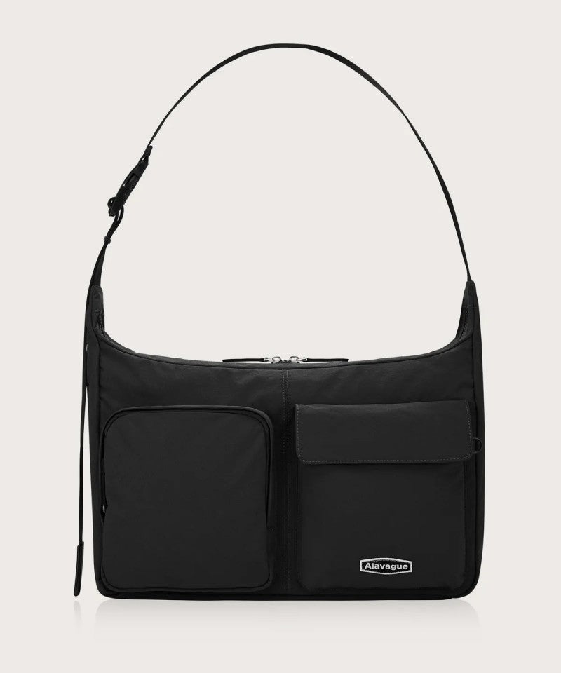 【WE ARE】韓國ALAVAGUE休閒單肩斜挎包험프 유틸리티 크로스백 L