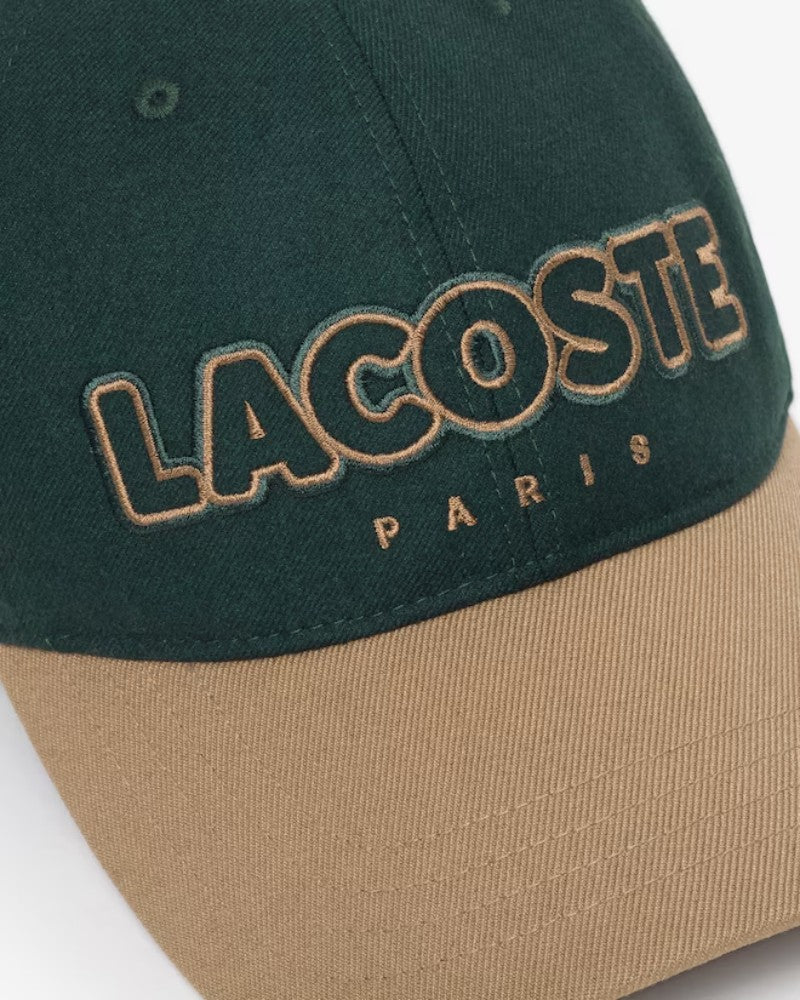 【WE ARE】韓國LACOSTE 拼色英字棒球帽RK313E54N