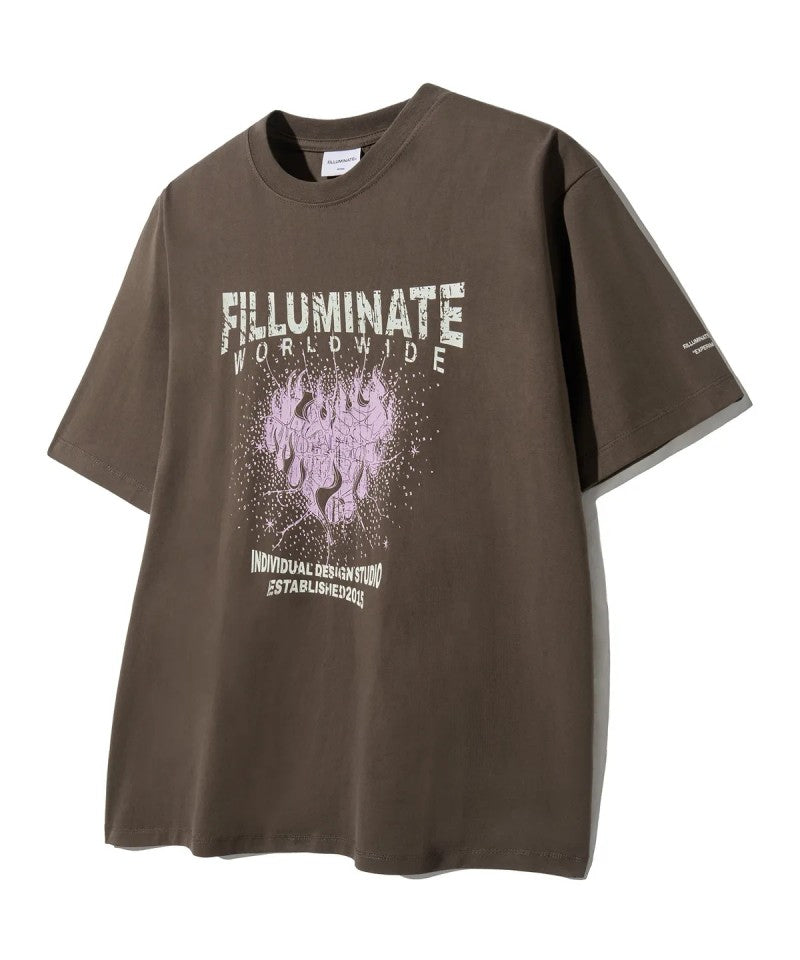 【WE ARE】韓國FILLUMINATE休閒短袖T恤FBEUUTS155