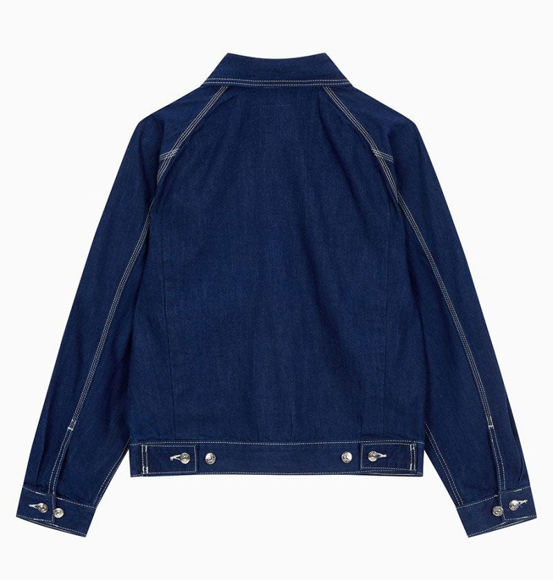 【WE ARE】韓國Calvin Klein 車線牛仔外套4RE734G