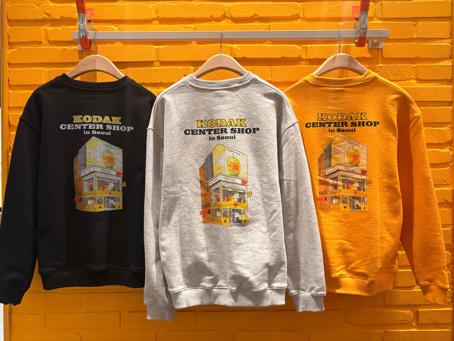 中性款【WE ARE】韓國KODAK柯達 背面刷舊門市大學T K6123XFS96