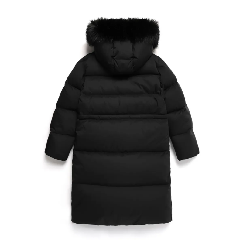 ＊折扣款女款【WE ARE】韓國NG國家地理 連帽（帽不可拆）長版鵝絨羽絨外套N244WDW171