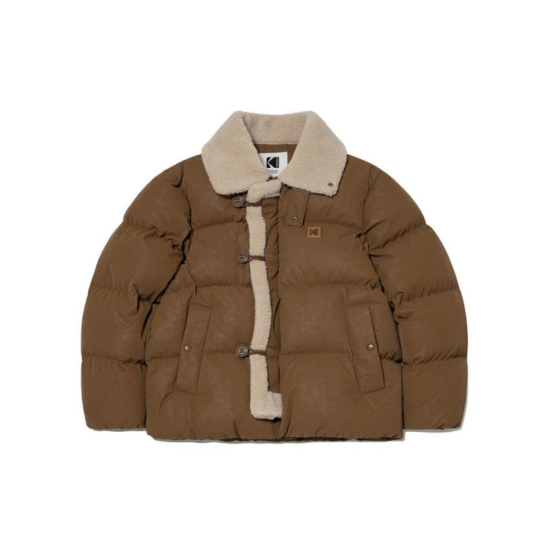 【WE ARE】韓國KODAK柯達皮革羽絨服外套K5423LDJ91