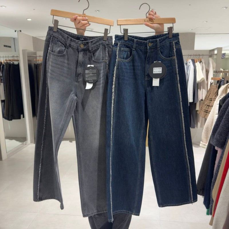 【WE ARE】韓國LAP 毛邊刷色牛仔褲 AR4DPA60