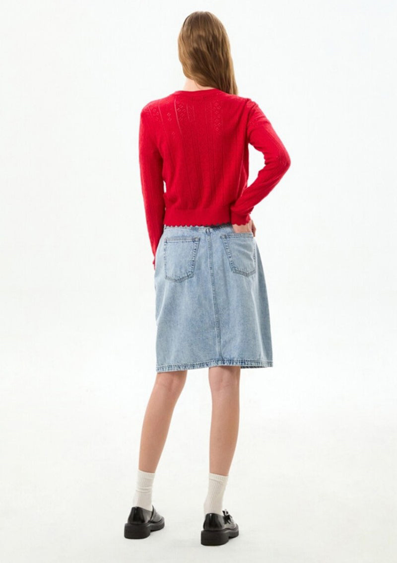 【WE ARE】韓國TOMMY JEANS休閒針織開衫外套T32G6KCD12TWT1